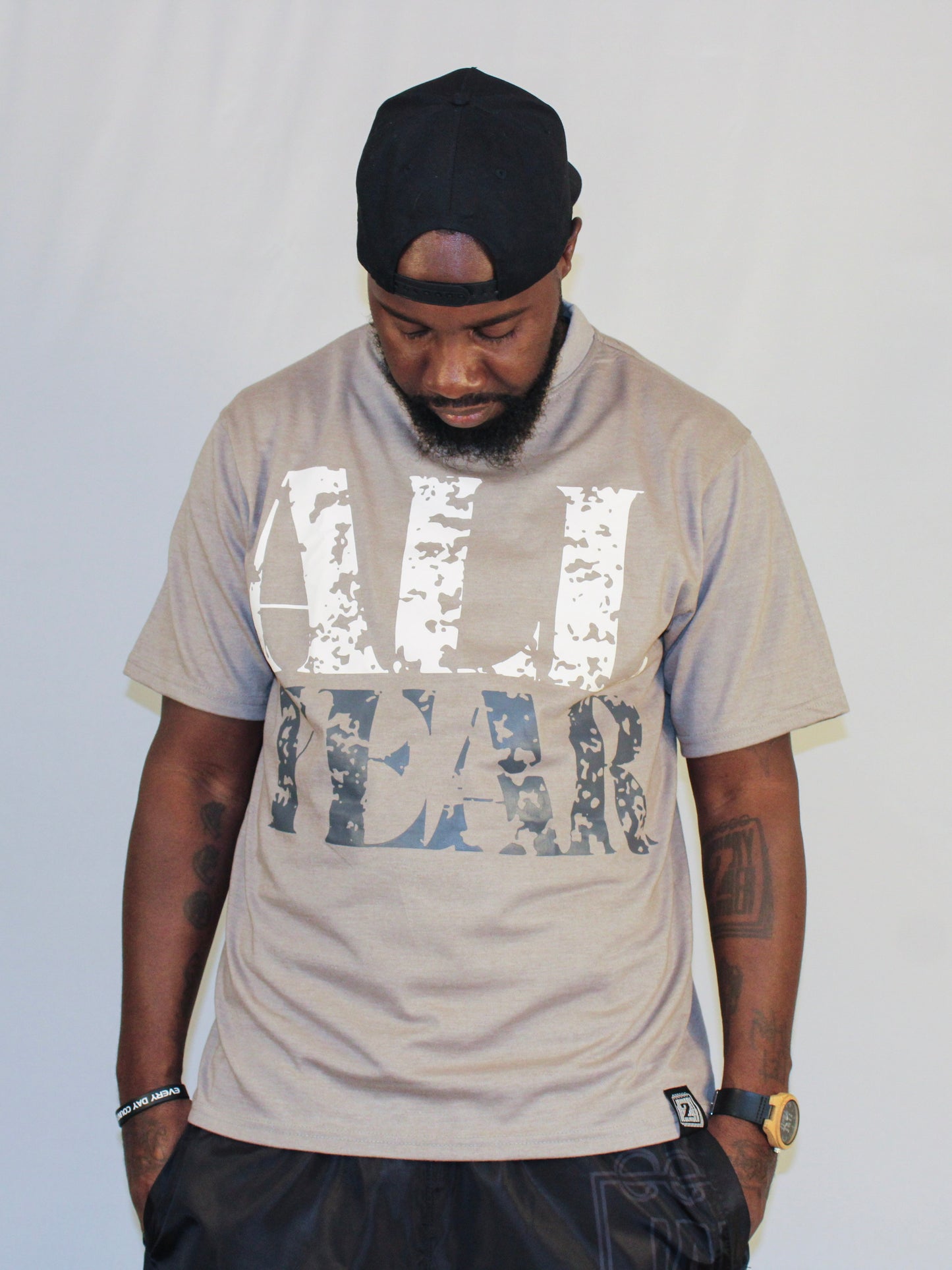 All Year "Cool Grey" Grey/White/Charcoal Tee