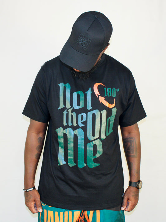 J2D "Not the Old Me" Black/Green/Orange Tee