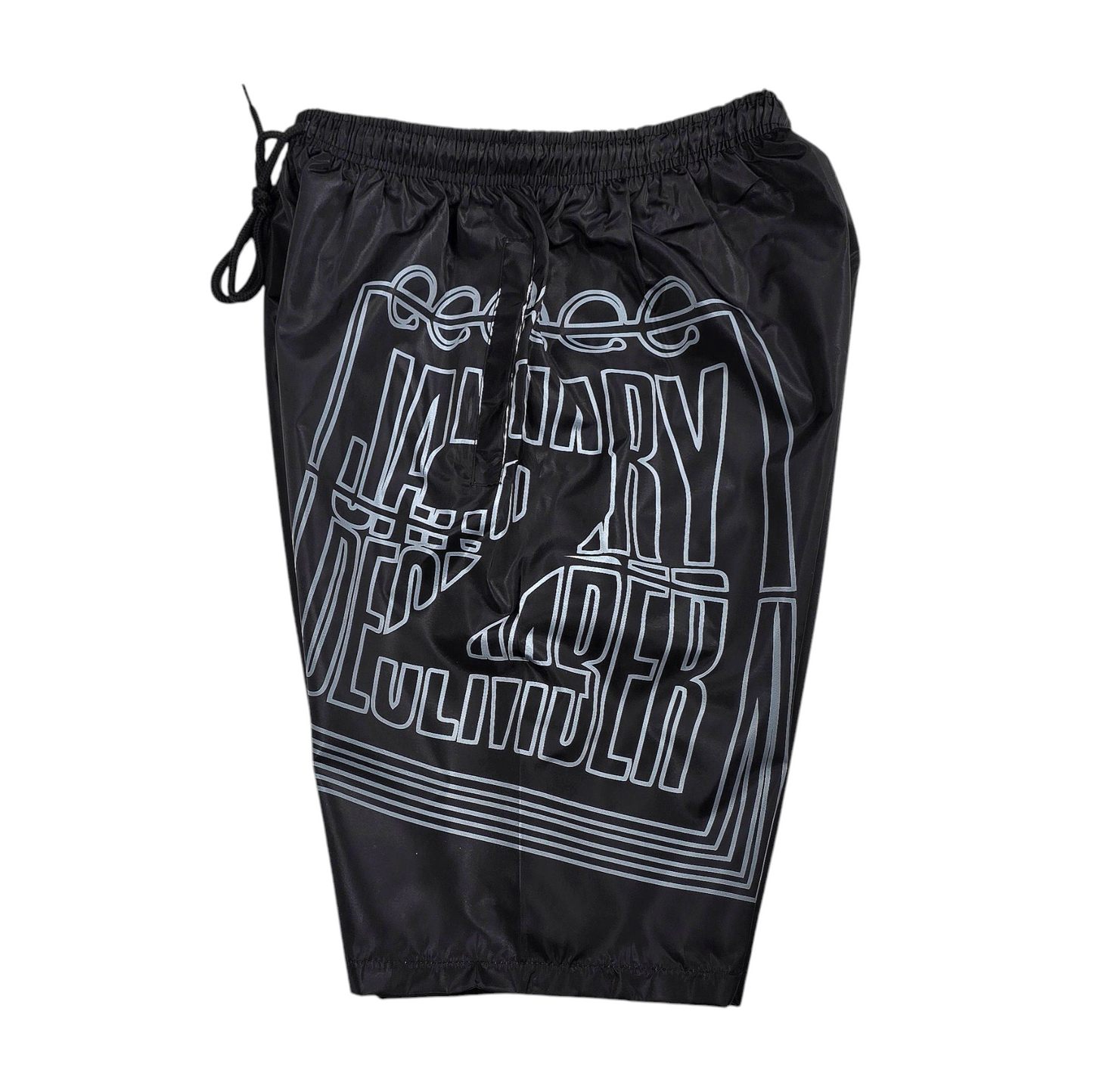 J2D "Make a Play" Blk/Grey Nylon Shorts
