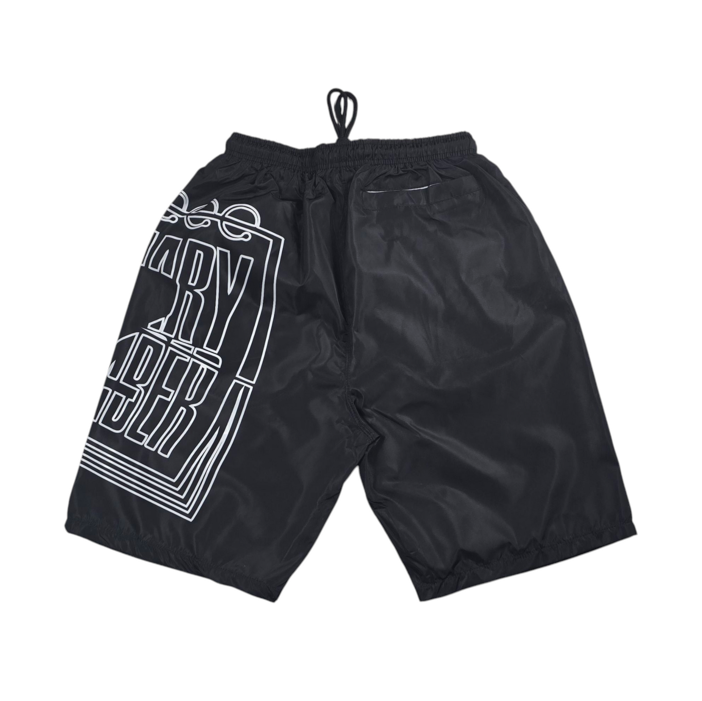 J2D "Business Man" Blk/White Nylon Shorts
