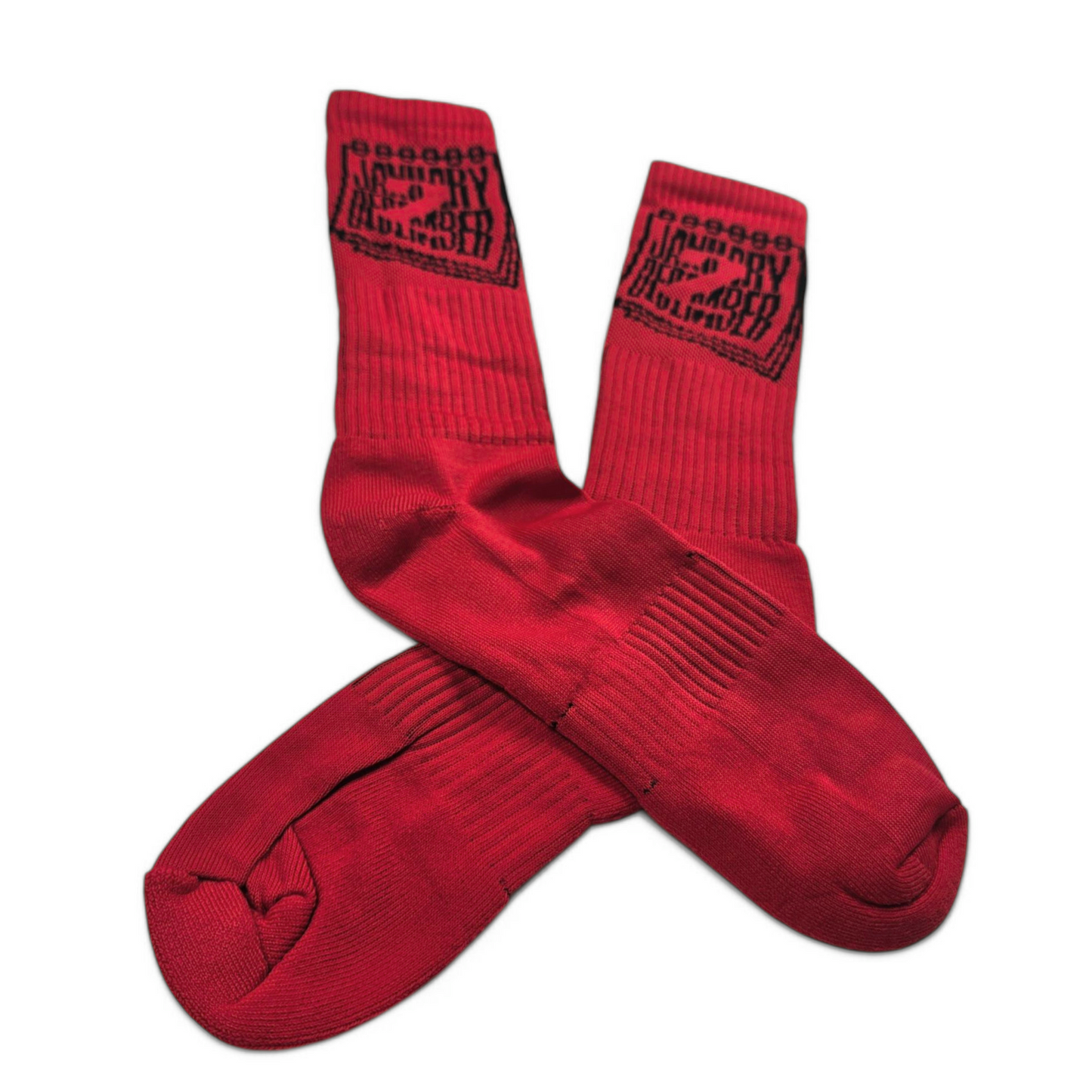 J2D Socks - Red/Blk