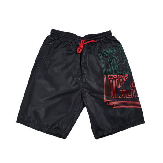 J2D "Juneteenth" Nylon Shorts