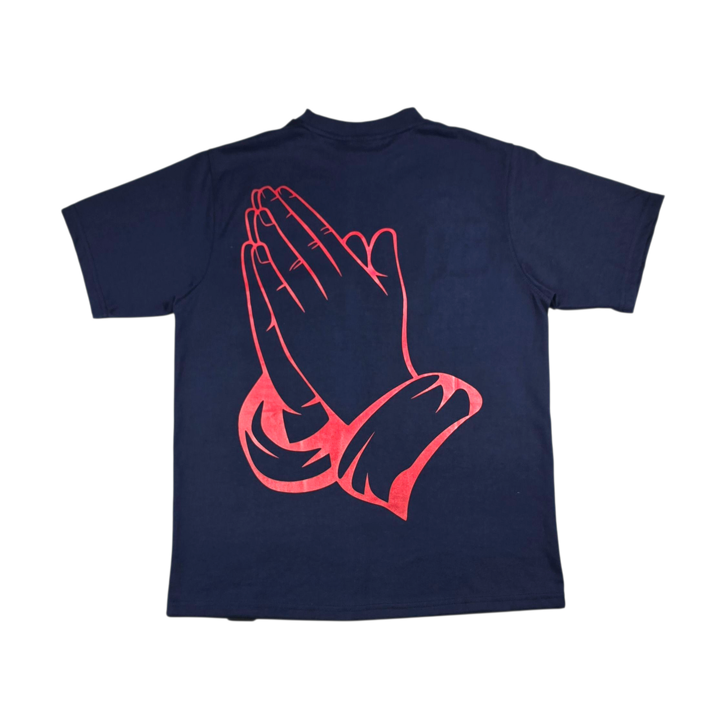 J2D "Prayed Up" Navy/Red/White Tee