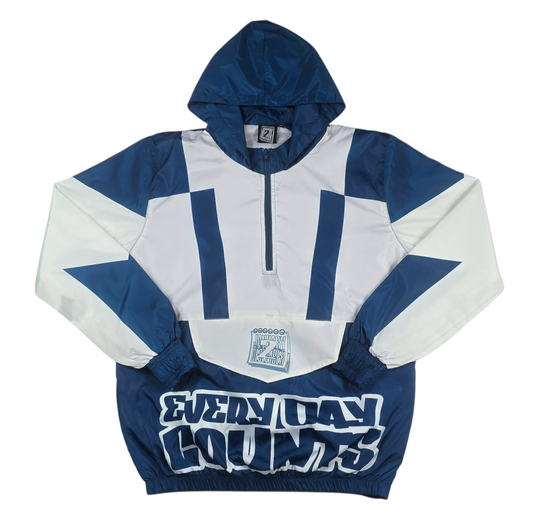 J2D Windbreaker - French Blue/White