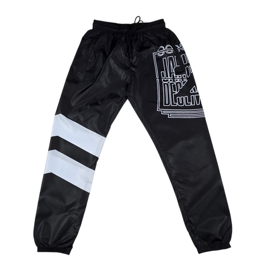 J2D "Oreo" Black/White Nylon Pants