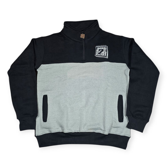 J2D Zip Fleece - Blk/White/Grey