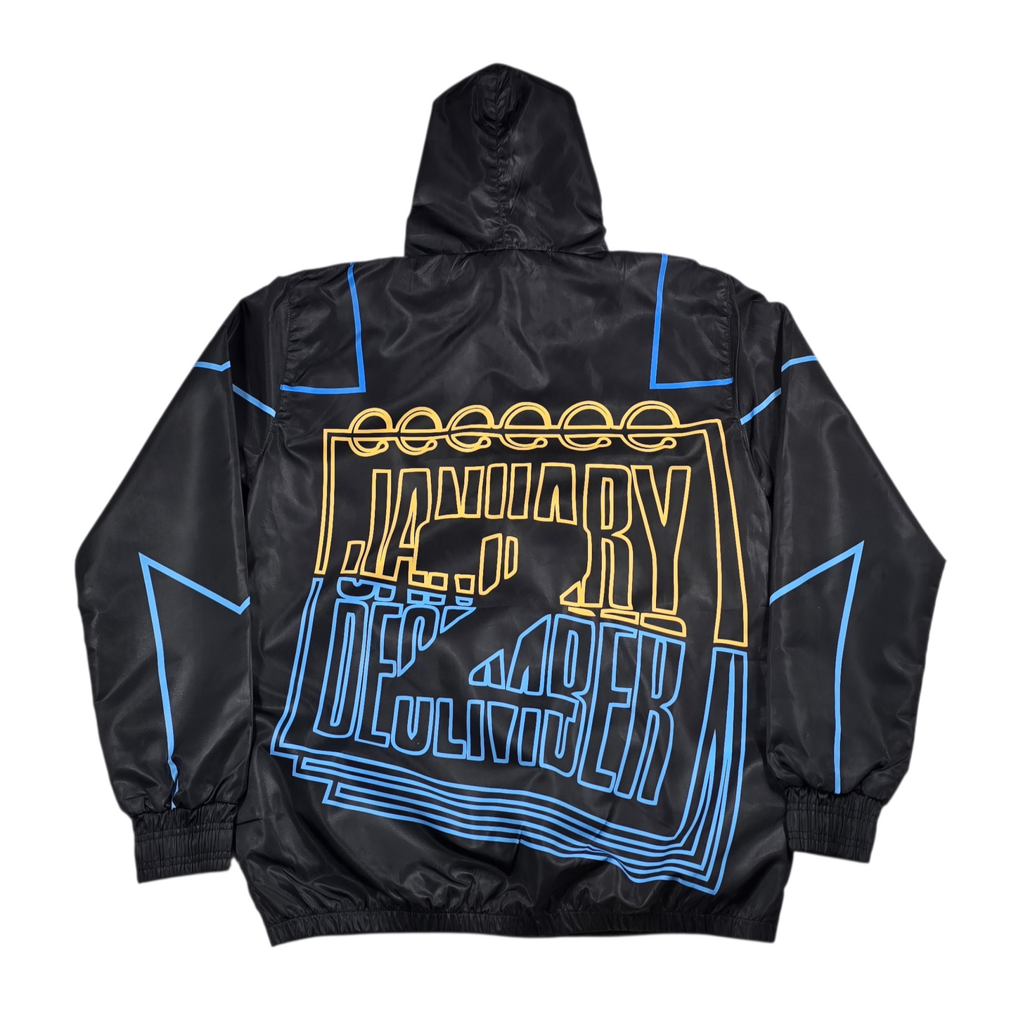 J2D "Gamma" Windbreaker - Black/Gamma/Maize