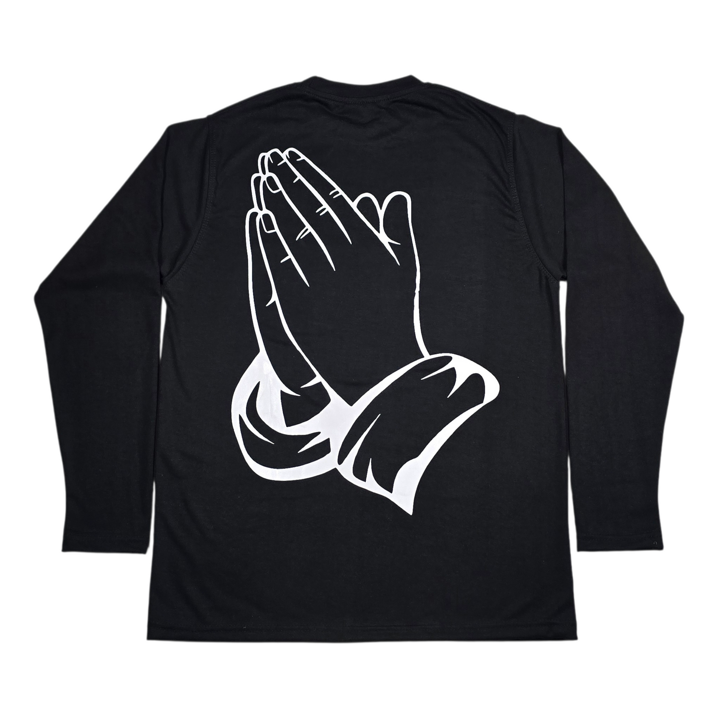 Prayed Up Long Sleeve - Black/White