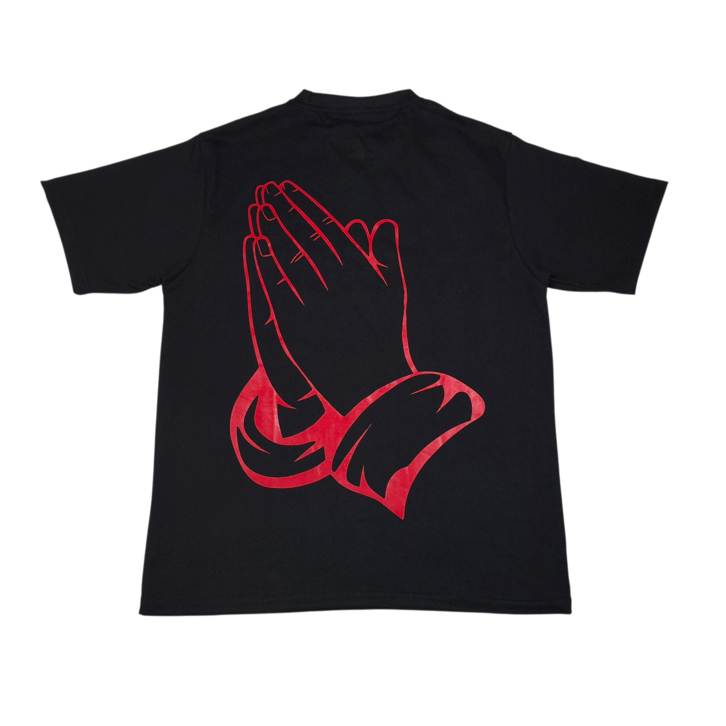 J2D "Prayed Up" Black/White/Red Tee