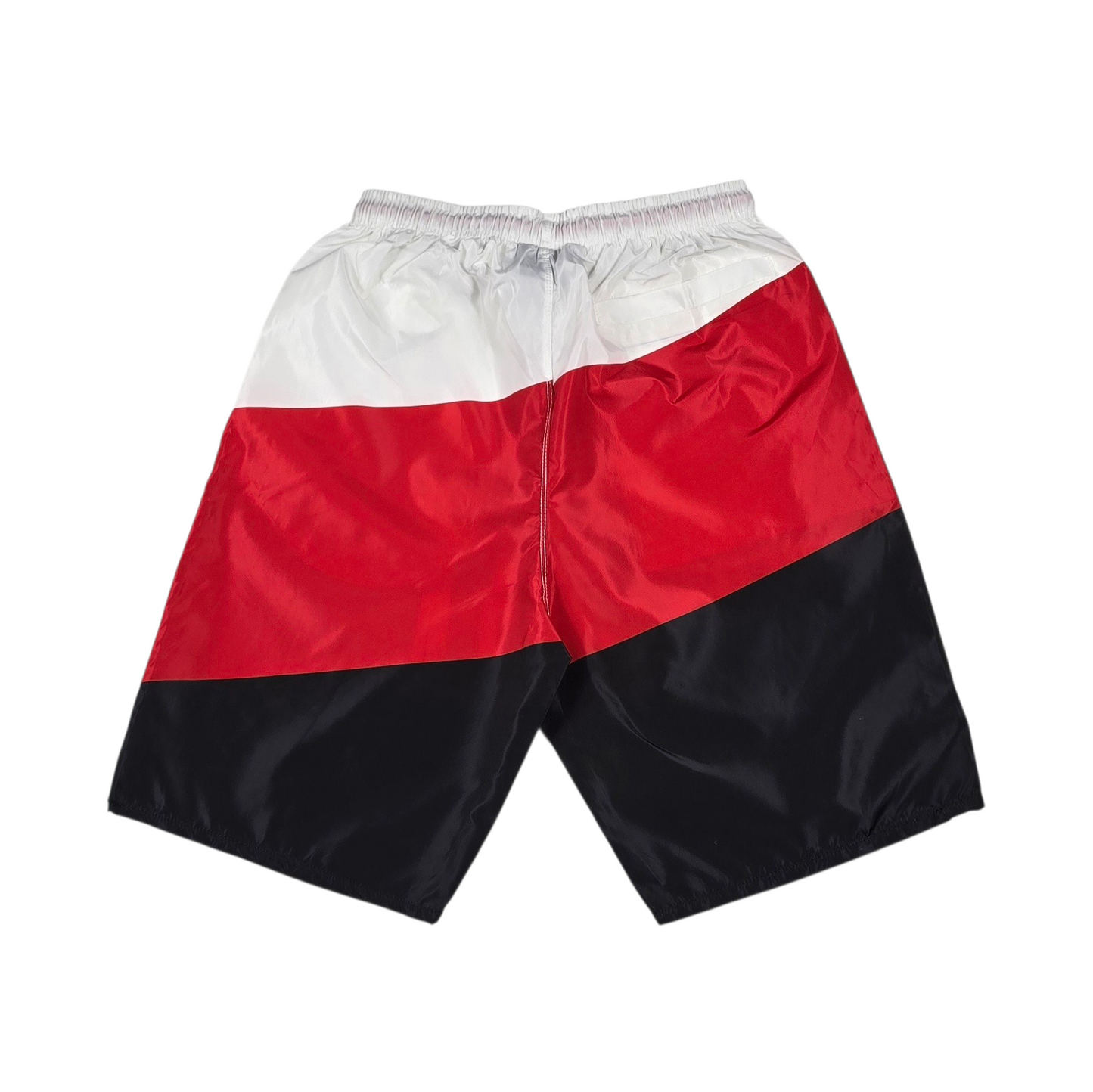 J2D Nylon Shorts - Black/White/Red