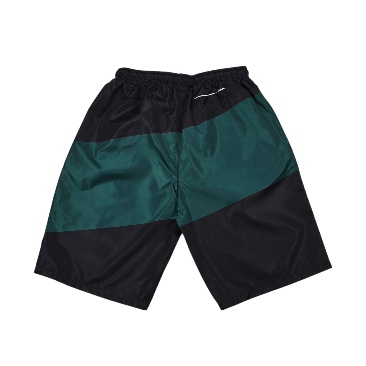 J2D Nylon Shorts - Black/Green/Orange
