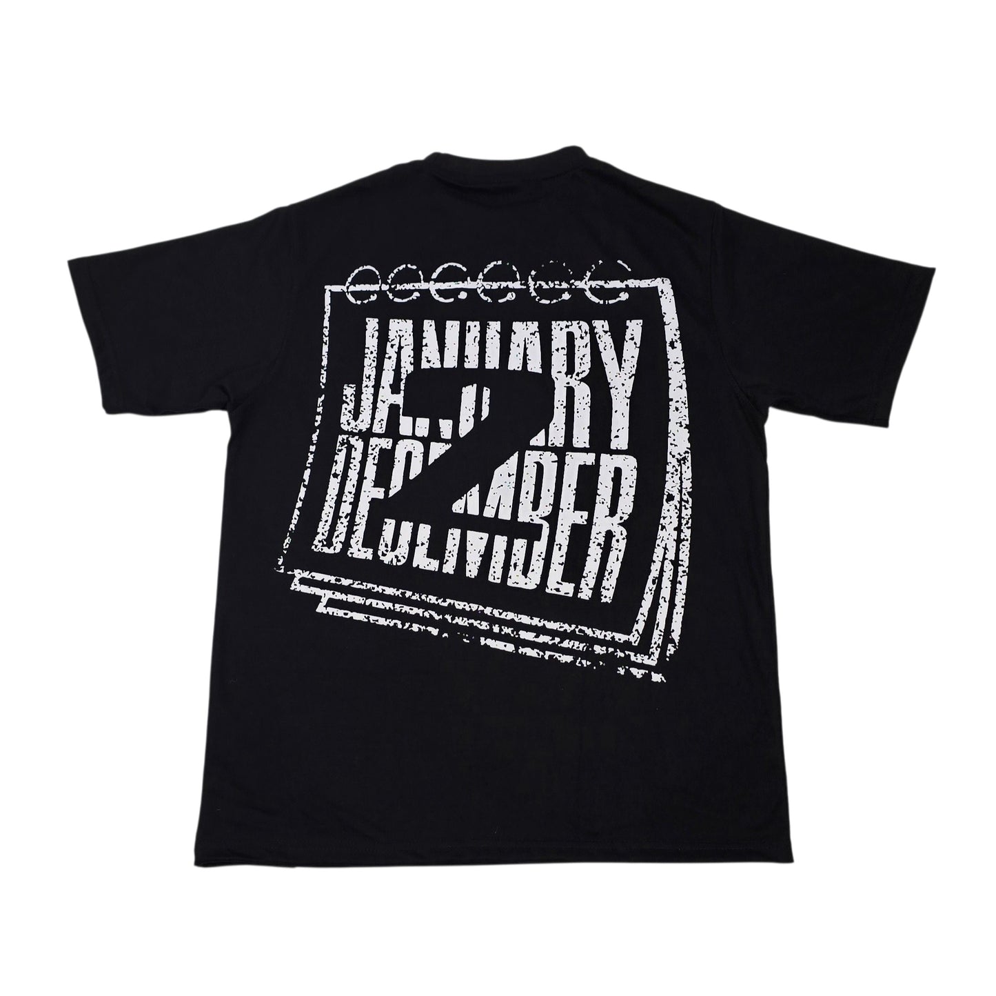 J2D "JAN 1ST - DEC 31ST" Black/White Tee