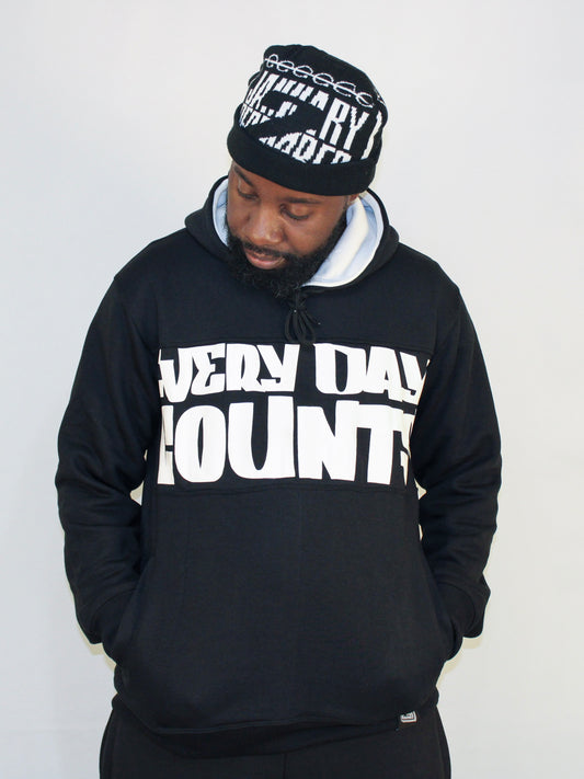 EDC Hoodie - Blk/White