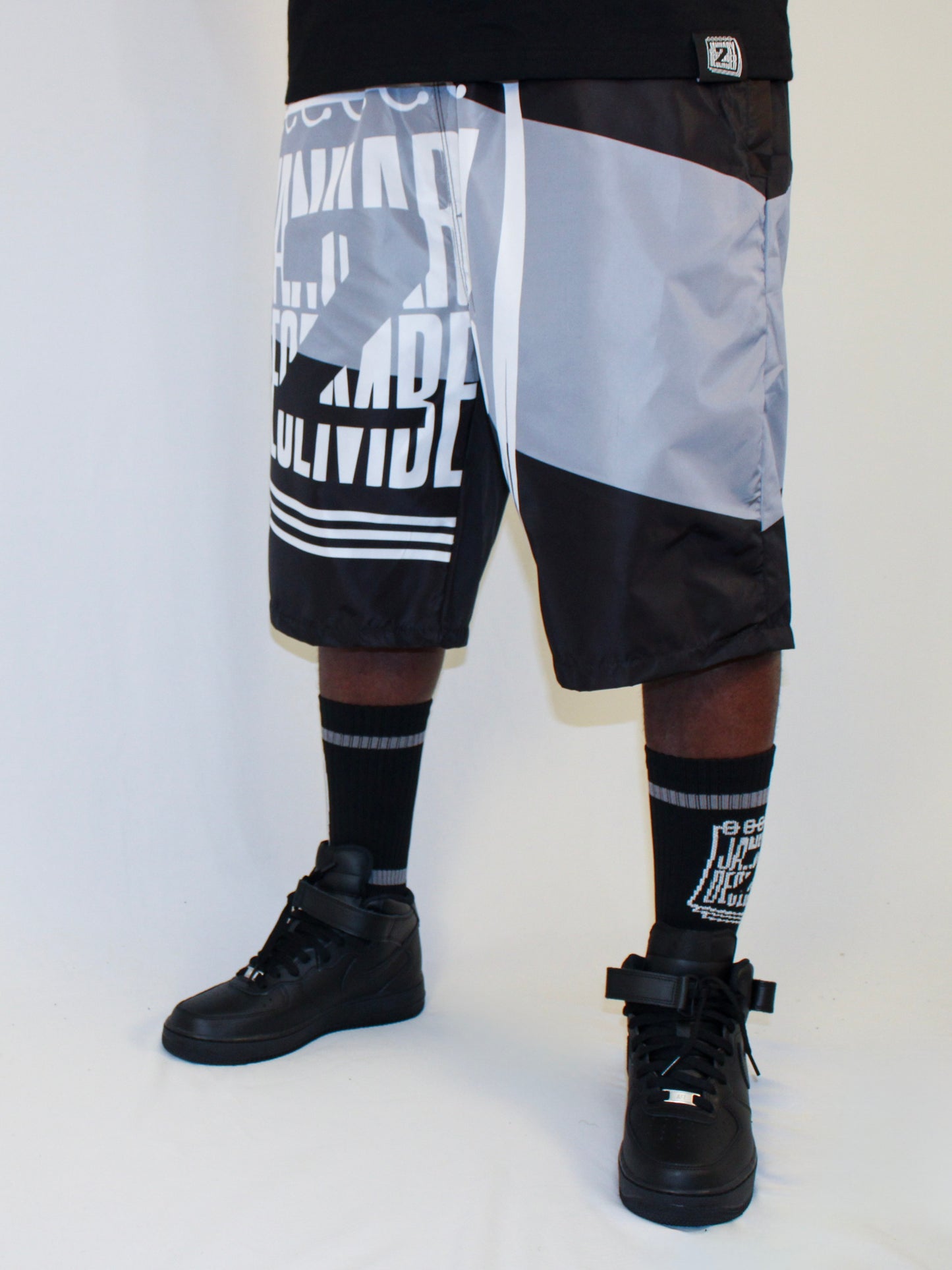 J2D Socks - Black/White/Grey
