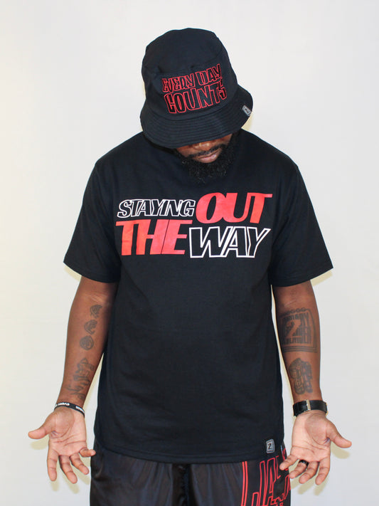 J2D SOTW "Ducked Off" Red/Blk/White Tee