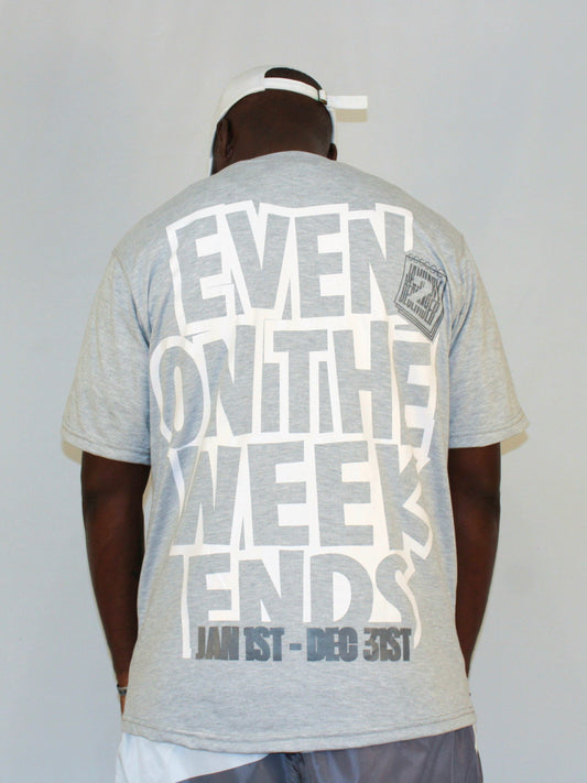 EOTW T-Shirt - Heather Grey/White/Charcoal