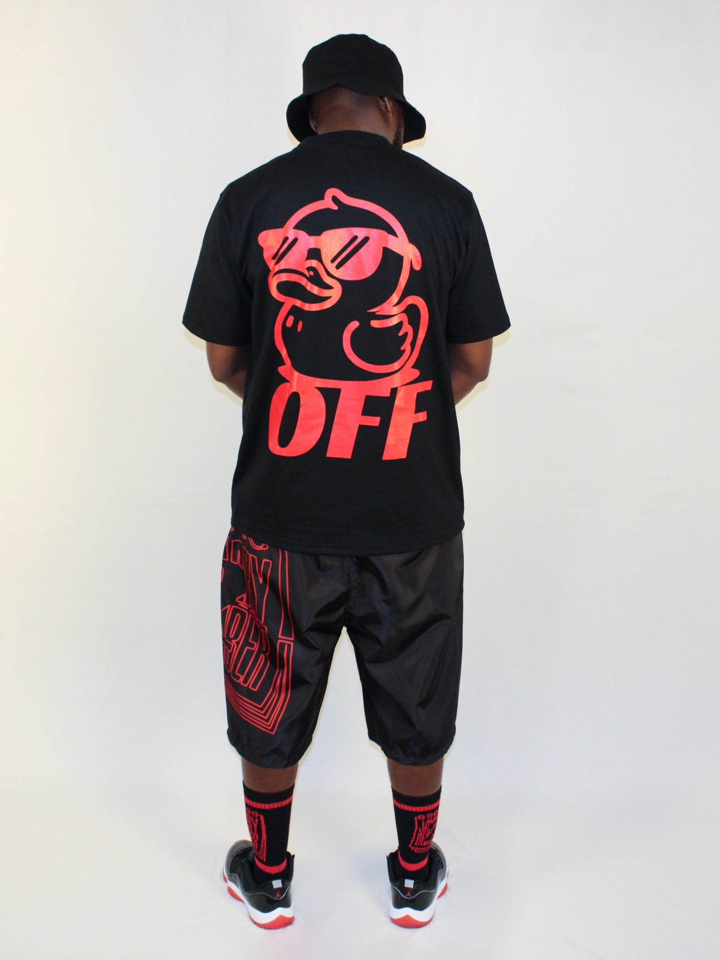 J2D SOTW "Ducked Off" Red/Blk/White Tee
