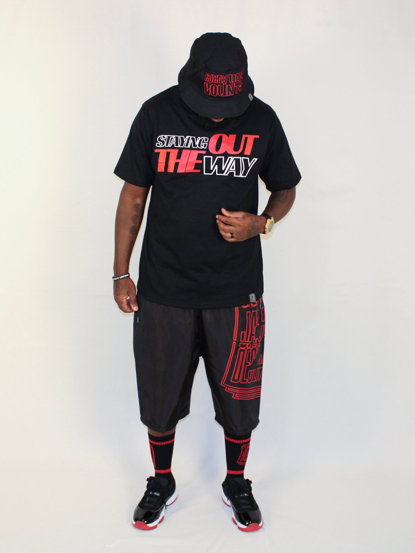 J2D SOTW "Ducked Off" Red/Blk/White Tee
