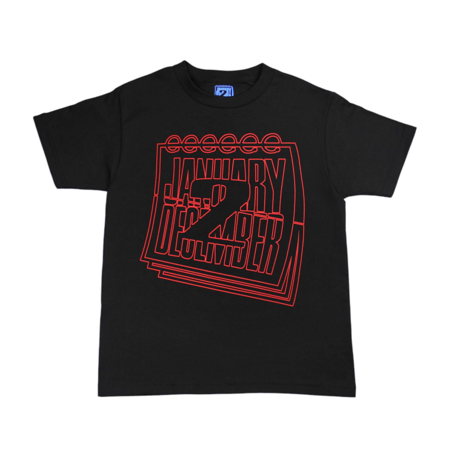 J2D "96 Bulls" Blk/Red Tee