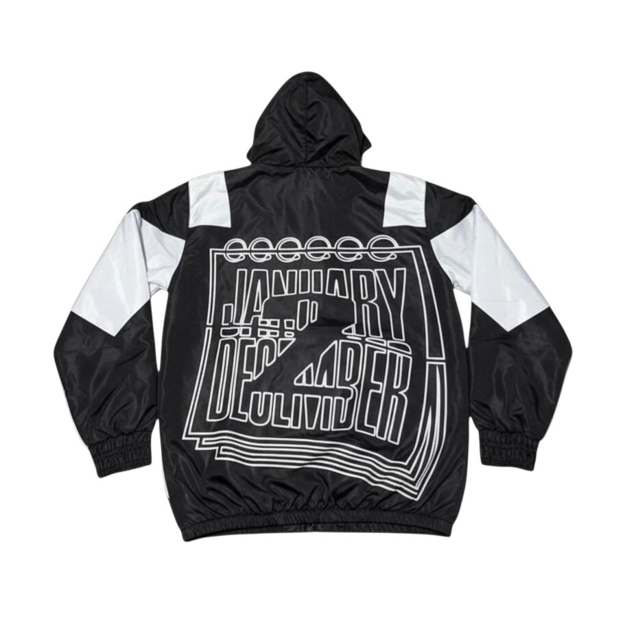J2D "Oreo" Windbreaker - Black/White
