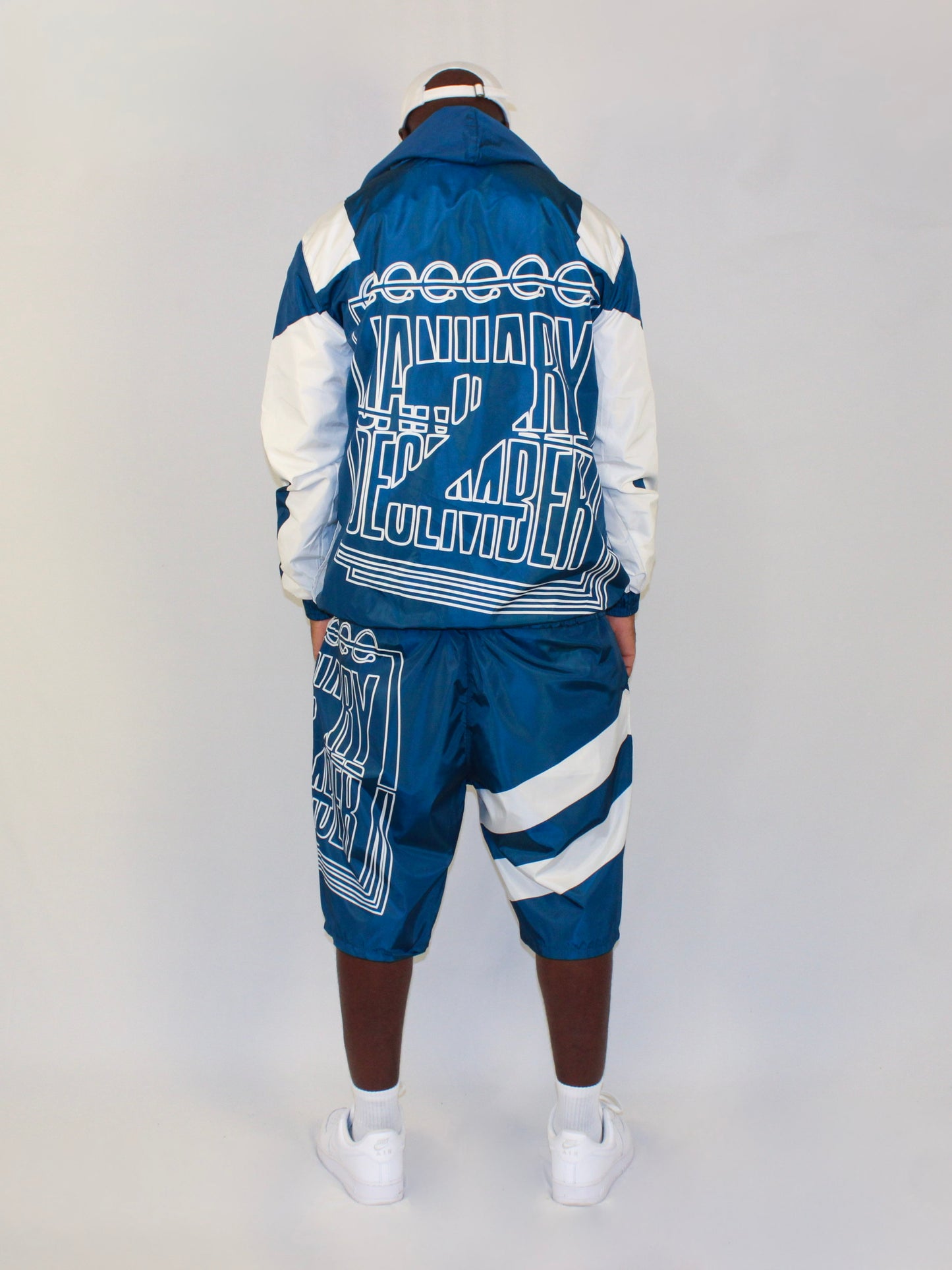 J2D Breaker - French Blue/White