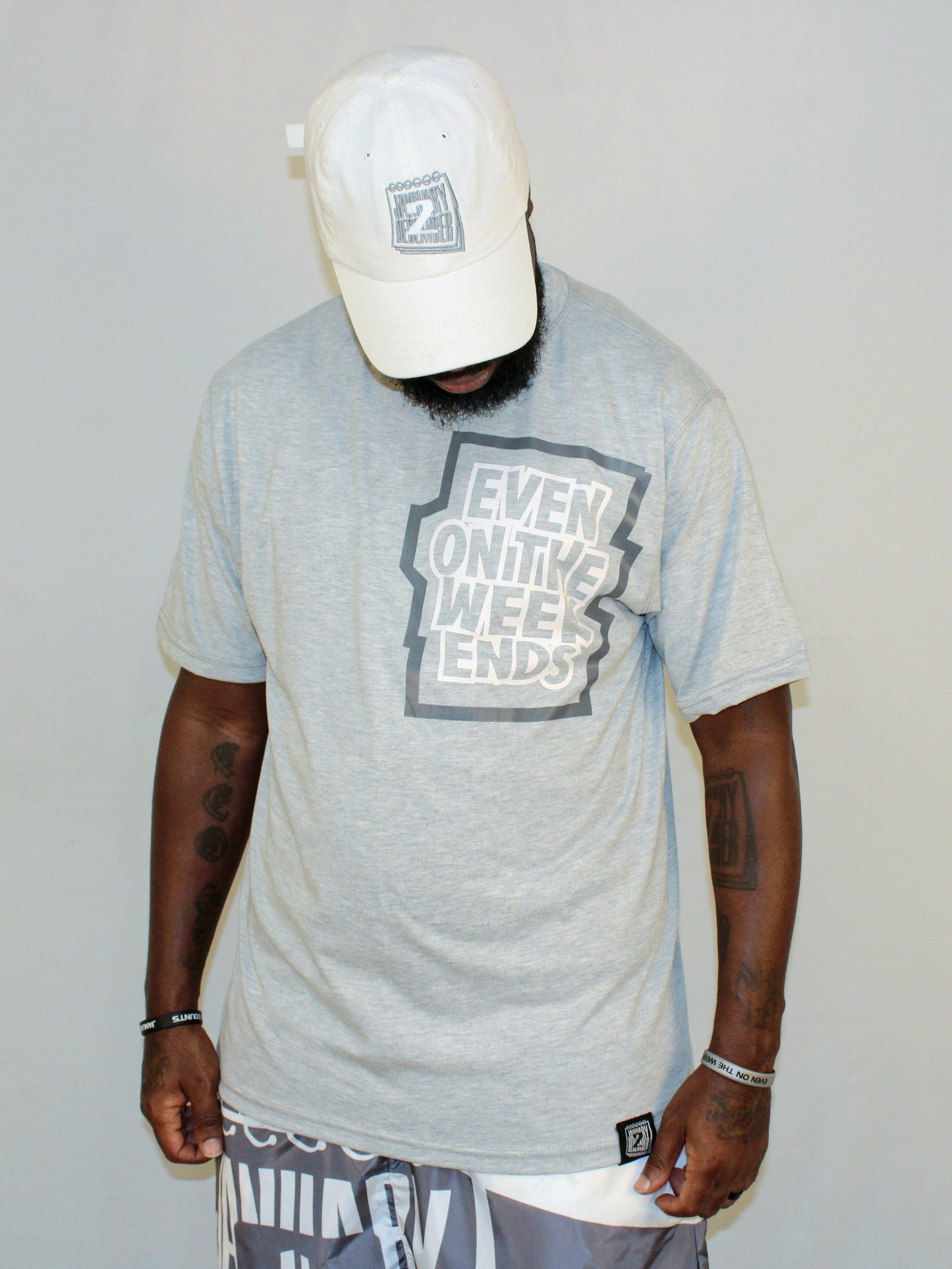 EOTW T-Shirt - Heather Grey/White/Charcoal