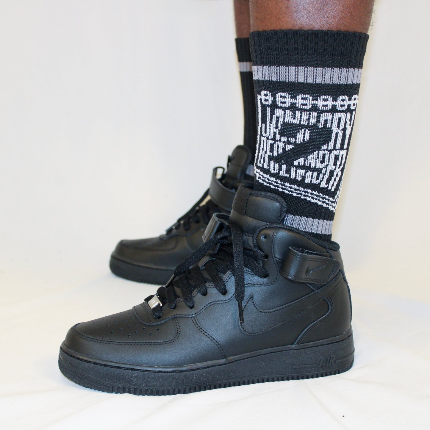 J2D Socks - Black/White/Grey
