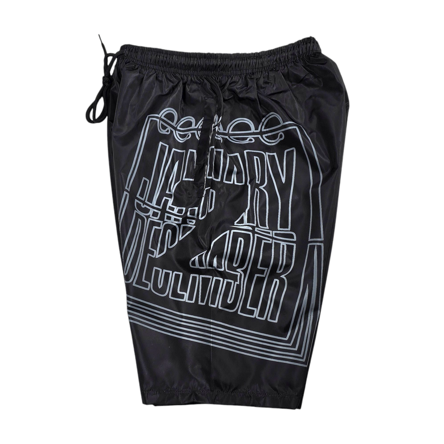 J2D Nylon Coolin Shorts - Black/Grey