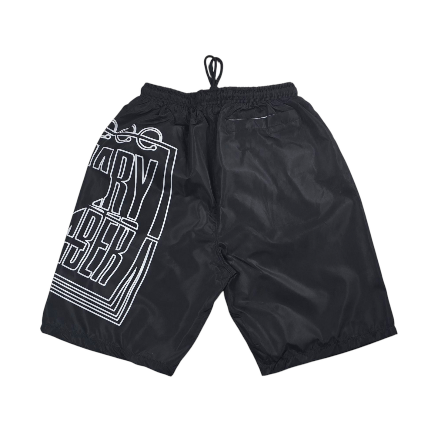 J2D Nylon Coolin Shorts - Black/White