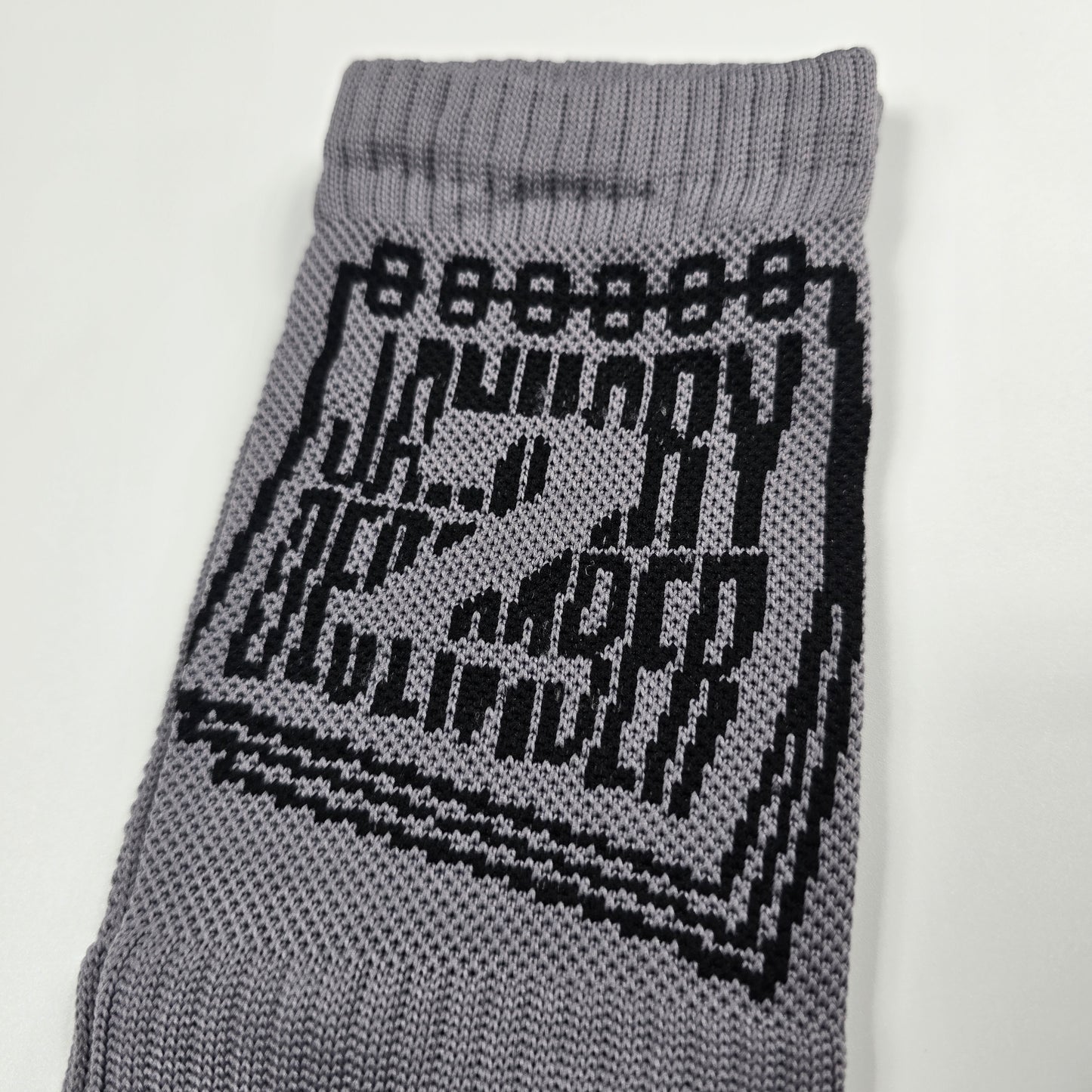 J2D Crew Socks - Grey/Black