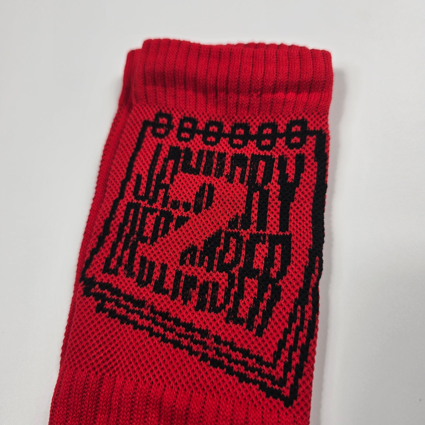 J2D Crew Socks - Red/Black