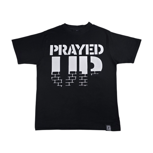 J2D "Prayed Up" Blk/White/Grey Tee