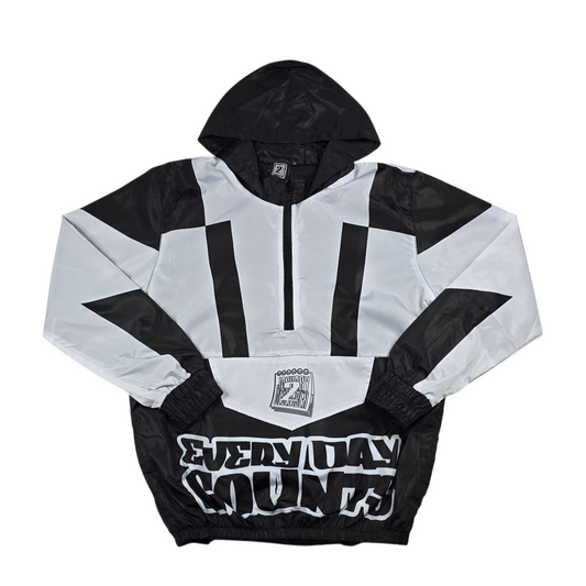 J2D "Oreo" Windbreaker - Black/White