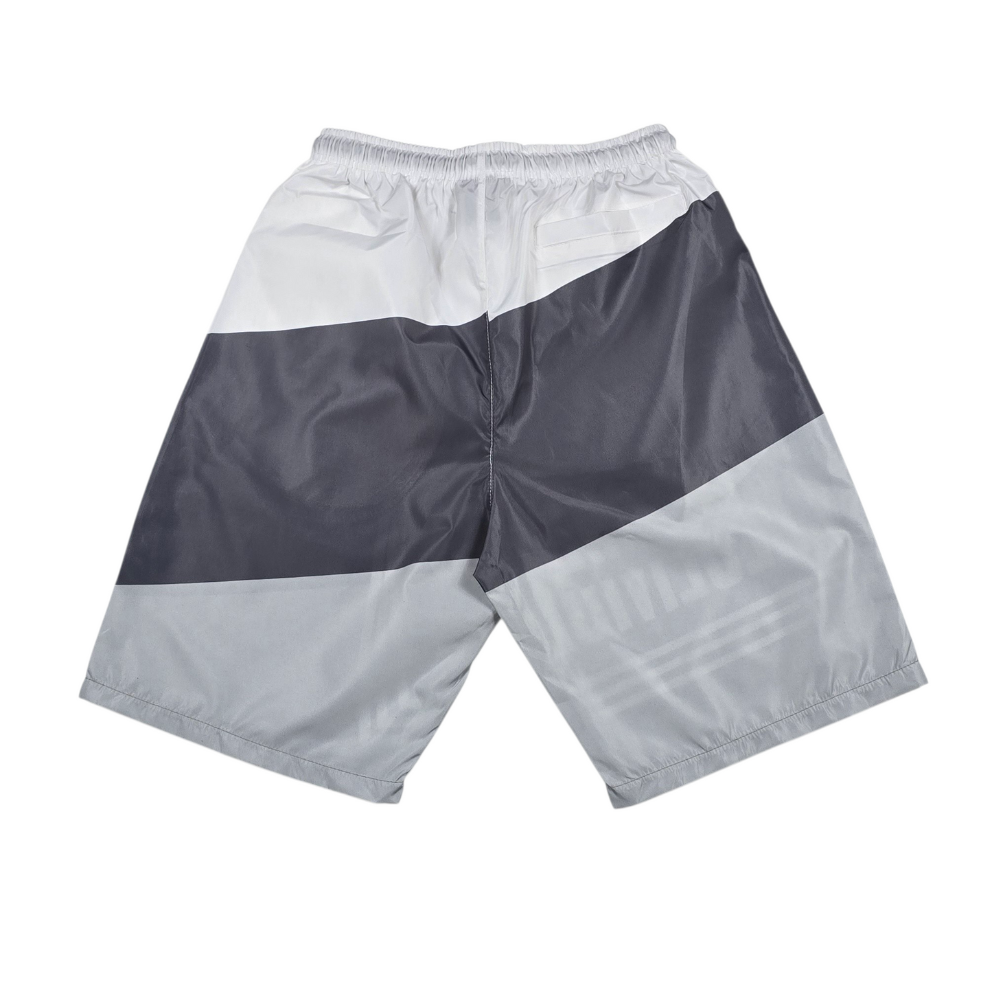 J2D Nylon Shorts - Light Grey/White/Charcoal