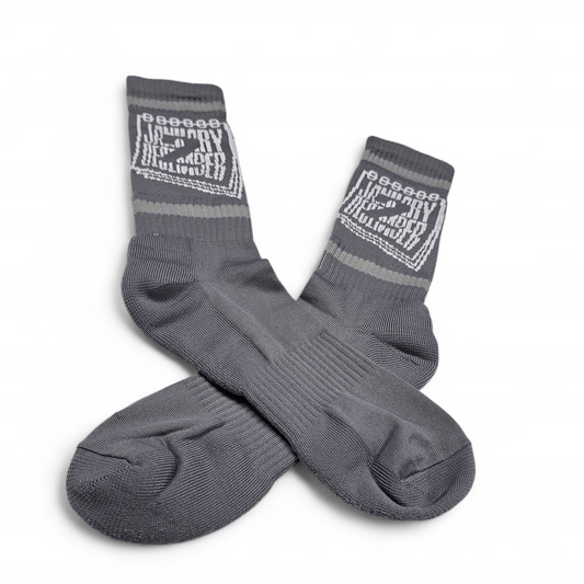 J2D Socks - 2 Tone Grey/White