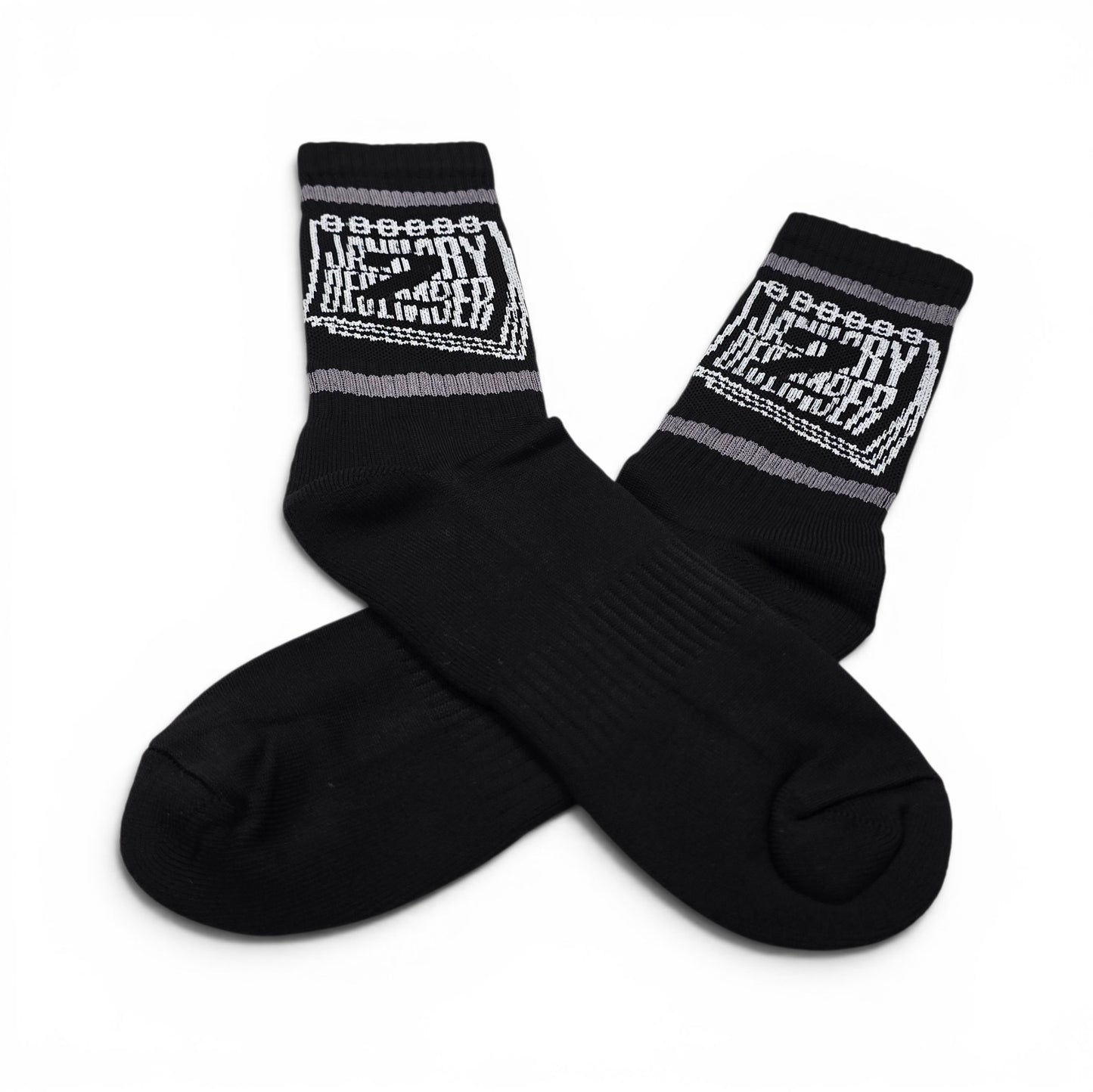 J2D Socks - Black/White/Grey