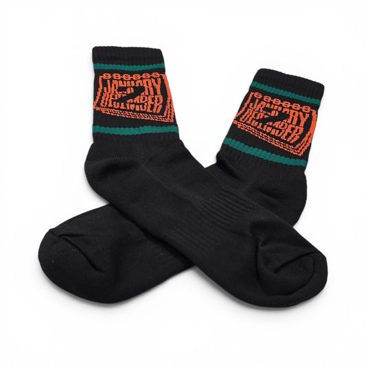 J2D Socks - Black/Green/Orange