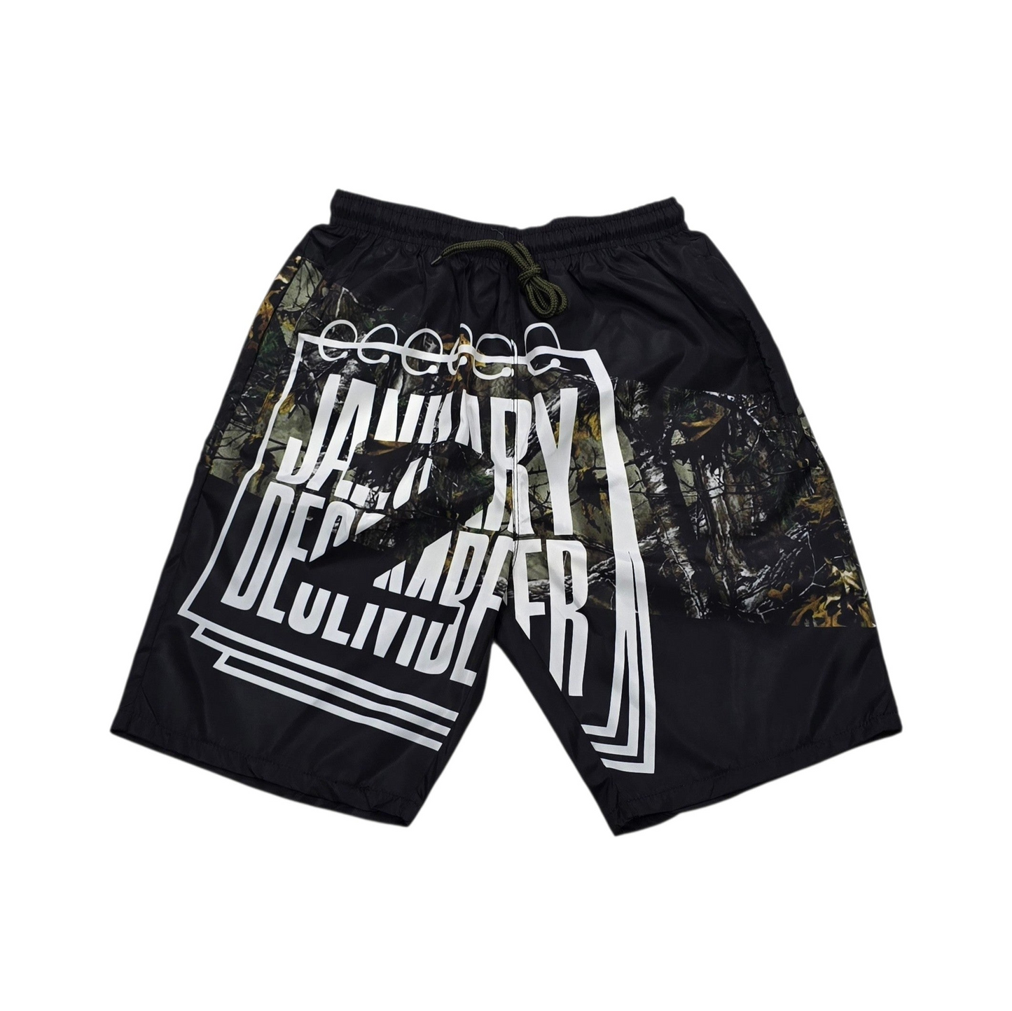 J2D Nylon Shorts - Camo/White/Black
