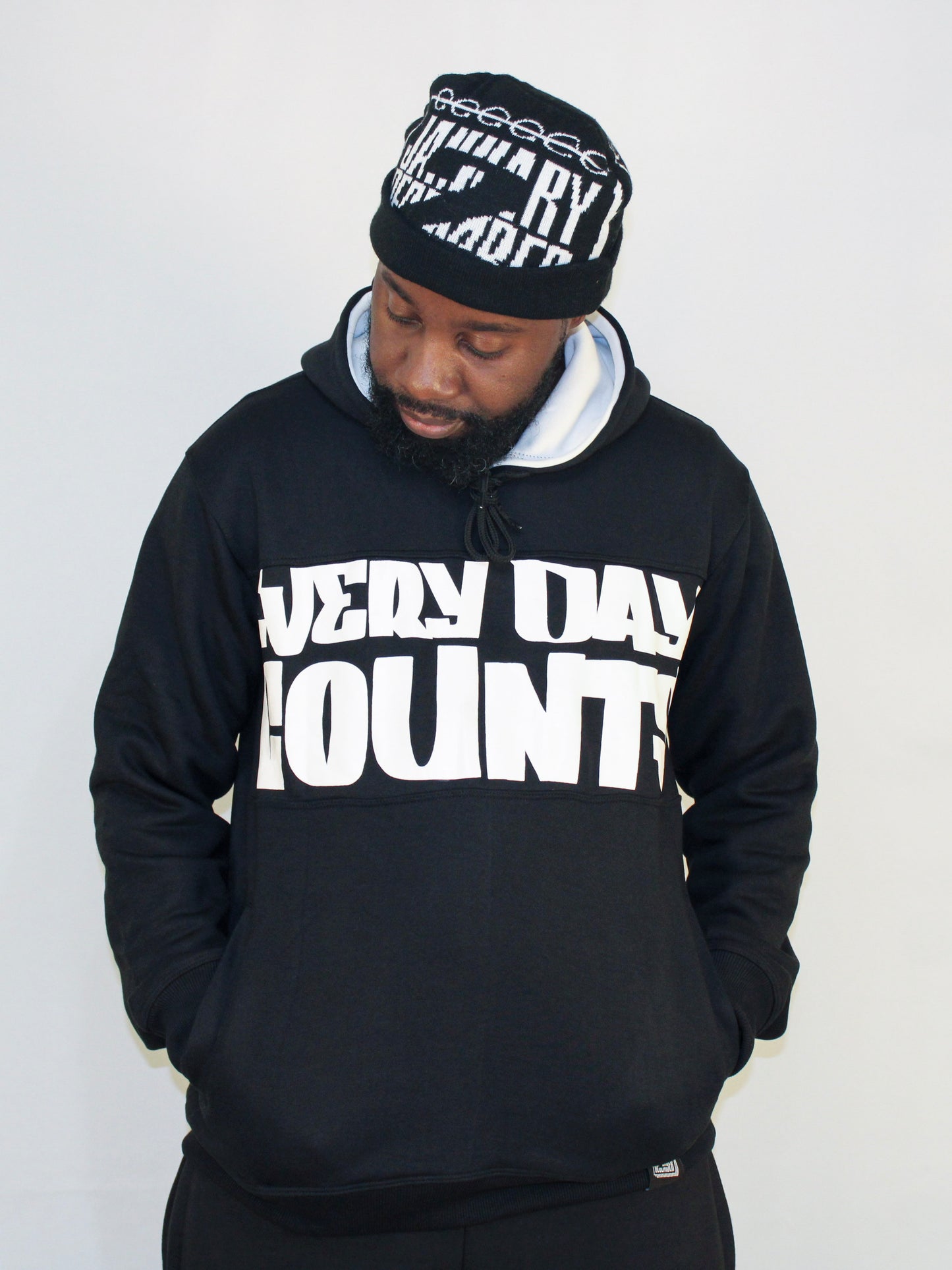 EDC Hoodie - Blk/White