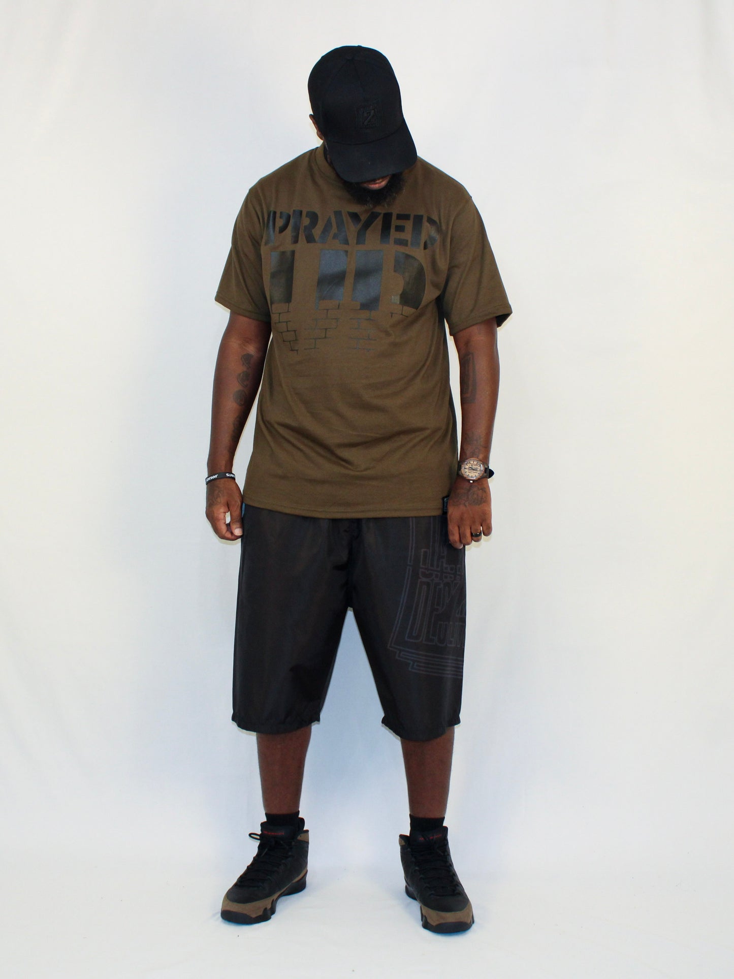 Prayed Up "Master P" Olive/Black/Orange