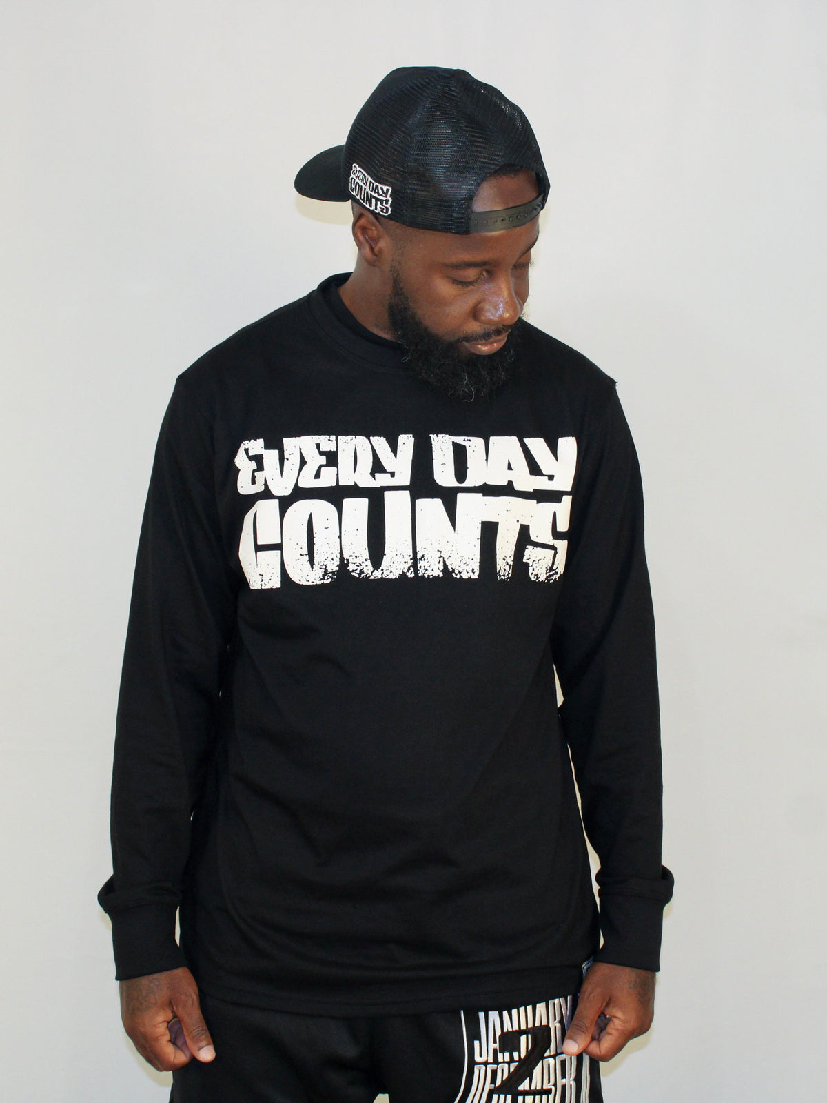 J2D Long Sleeve - Black/White