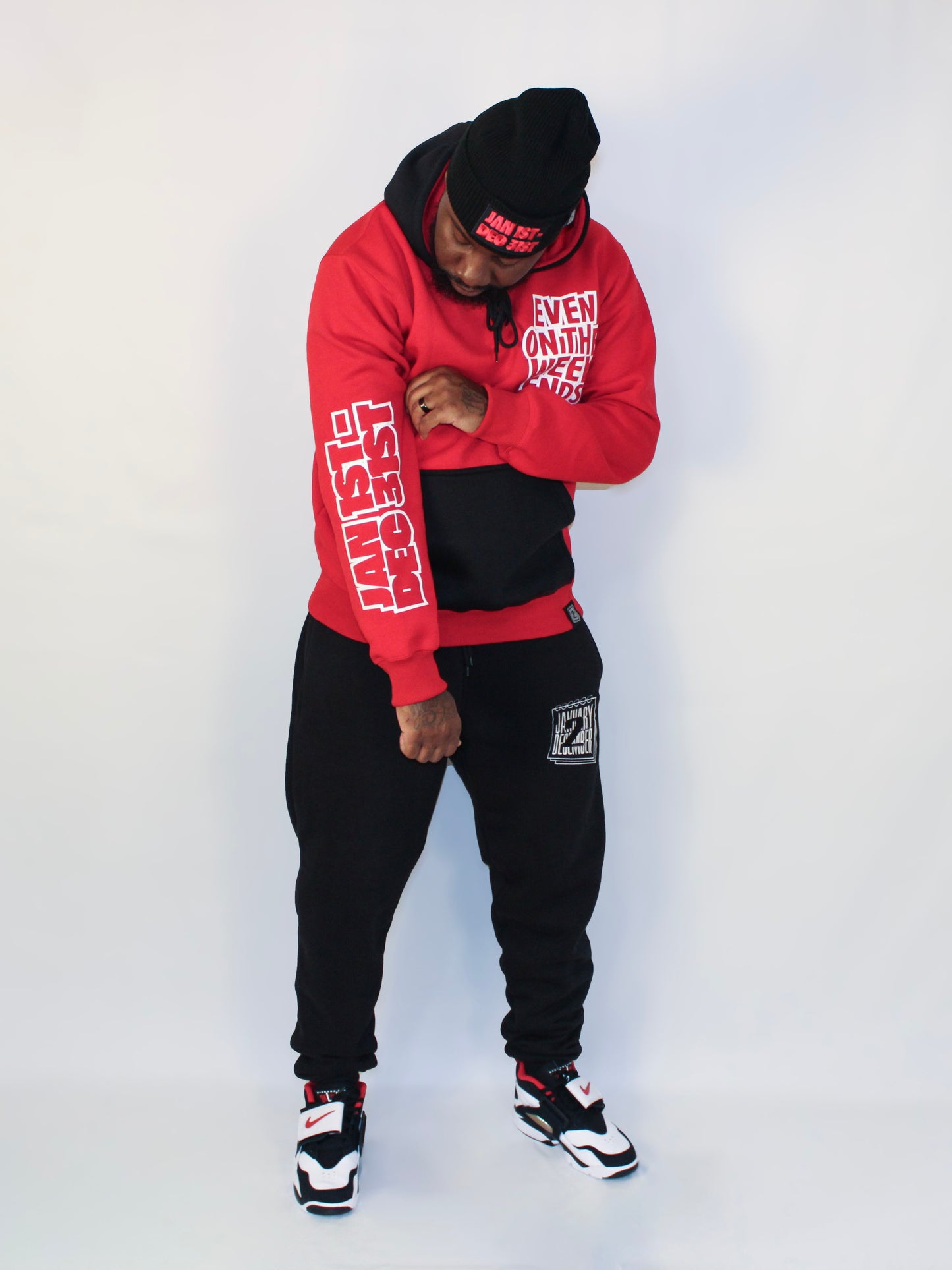 EOTW Hoodie - Black/Red