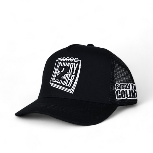 J2D Hat - Blk/White