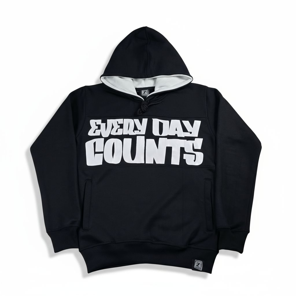 EDC Hoodie - Blk/White