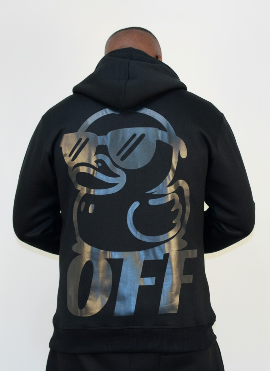 SOTW "Ducked Off" Hoodie - Black on Black