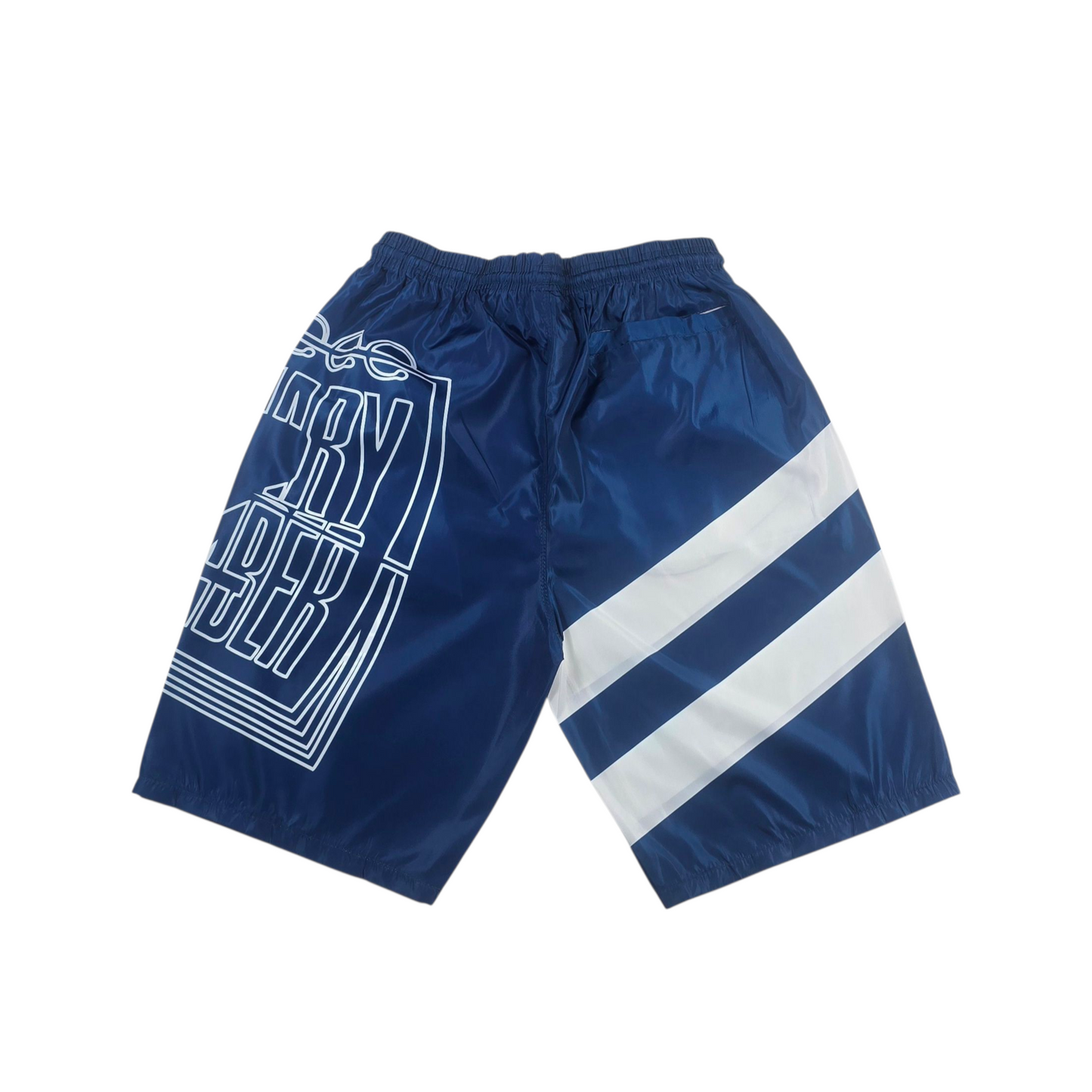 J2D "French Blue" Blue/White Nylon Shorts