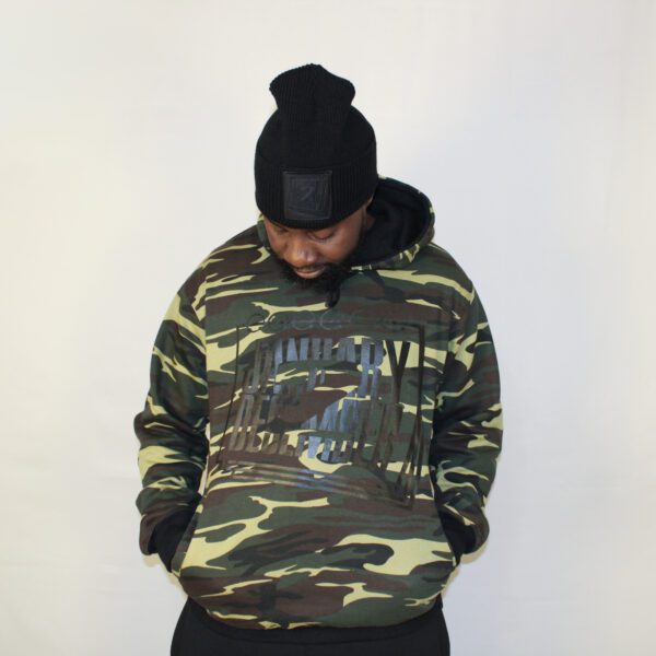 Jan 2 Dec Hoodie- Camo/Black - Image 2