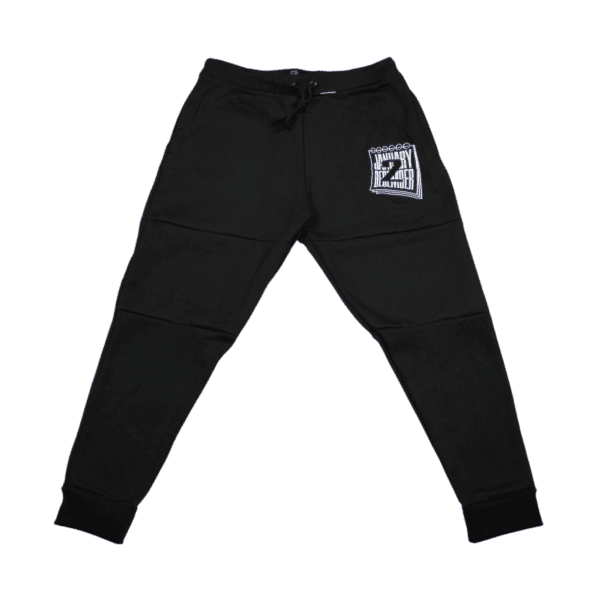 Jan 2 Dec Joggers- Black/White