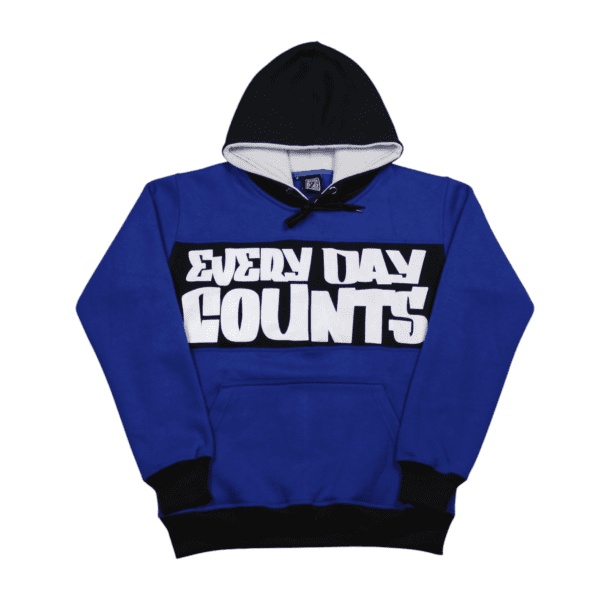 EDC Hoodie- Royal/Black/White