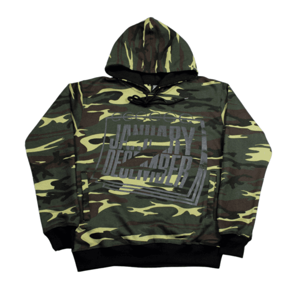 Jan 2 Dec Hoodie- Camo/Black